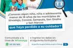 Gobernación de Sucre inició la búsqueda de niños, niñas y adolescentes  huérfanos